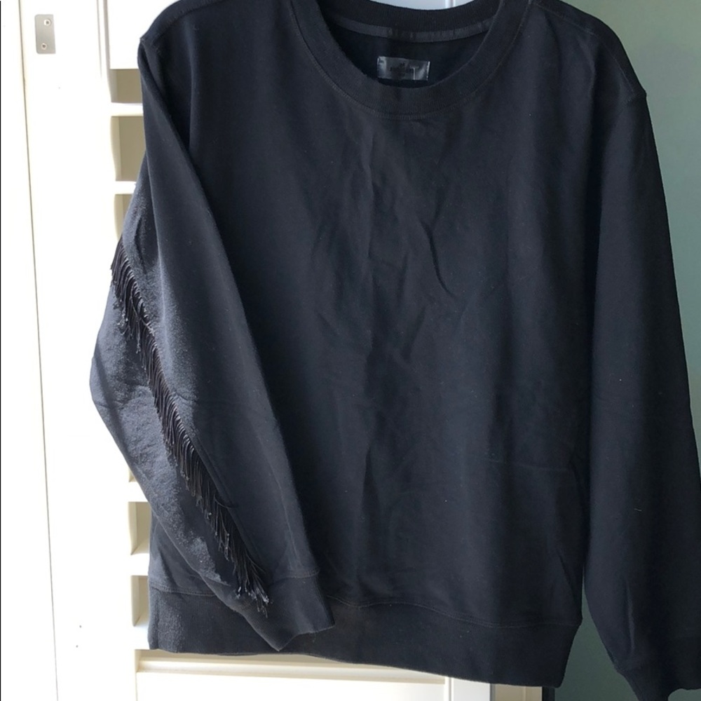 Sunday’s Black Tassle Sweatshirt